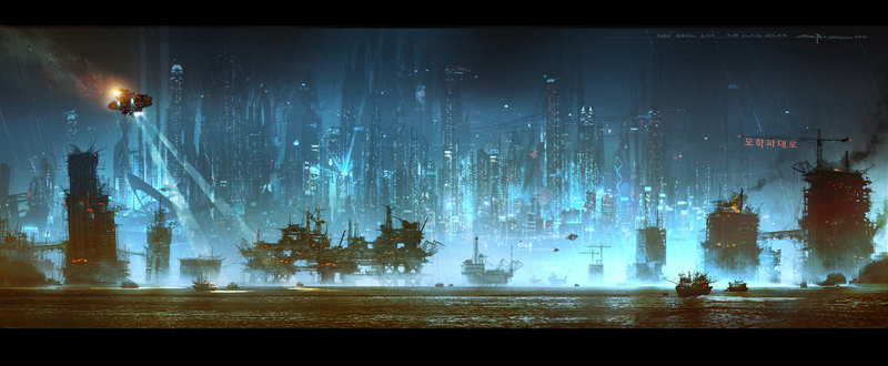Illustration for article titled An Exclusive Look at the Stunning Concept Art Behind Cloud Atlas' Future Seoul